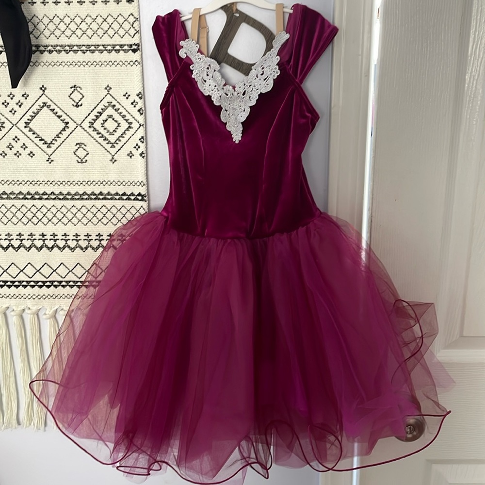 Purple tutu leotard